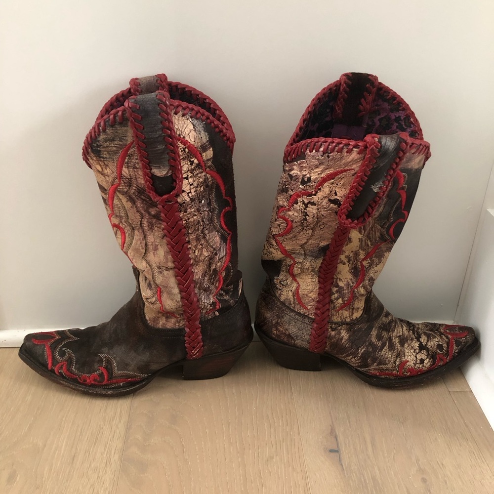 Lucchese Charlie 1 Horse Boots / Size 6.5